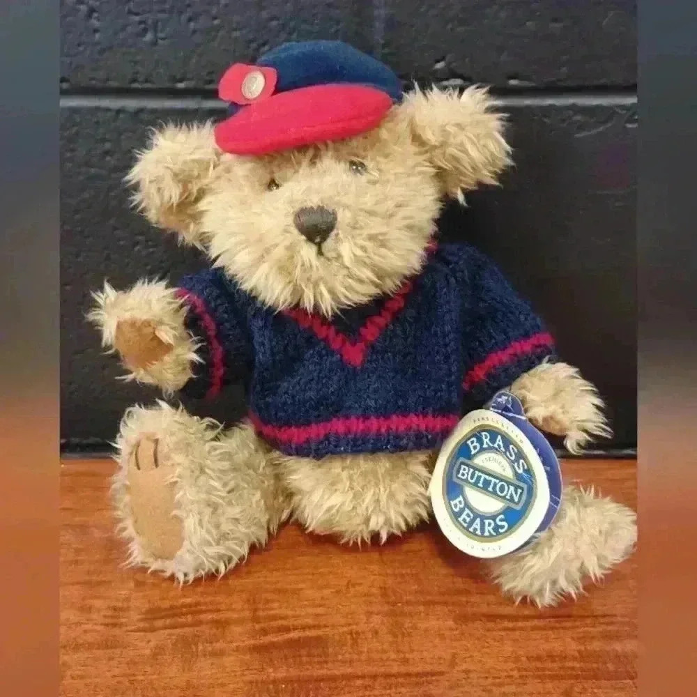 The Brass  Button Bears Collection "Tully" Handcrafted and Fully Jointed Bear